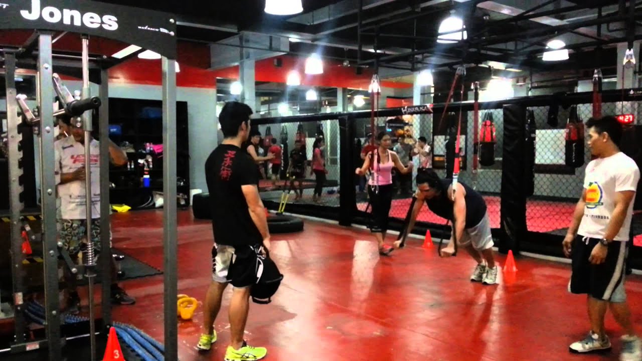 Caveman training at ultimate fitness metrowalk - YouTube